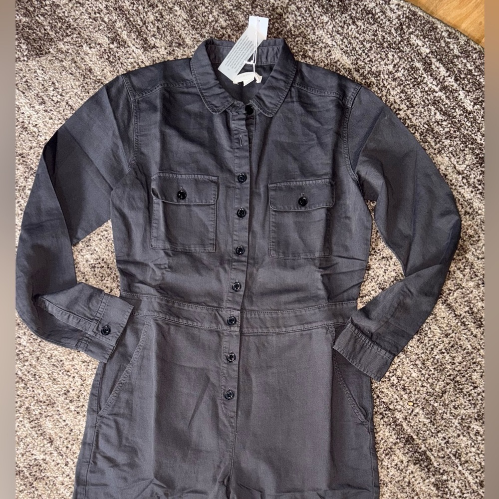 OUTERKNOWN NWT S.E.A. JUMPSUIT ROMPER OVERALL XS GREY REVOLVE ANTHROPOLOGIE - Picture 7 of 14